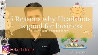 5 Reasons why you need professional Headshots