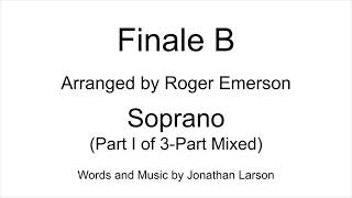 Finale B - Soprano of SAB