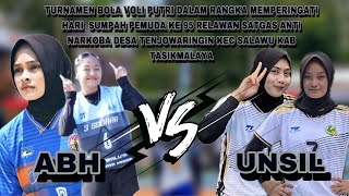 OPEN TURNAMEN BOLA VOLI PUTRI IVO ACTARY CUP‼️ UNSIL VS ABH SET KE 3