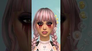 Crying in the club makeup now exists in #TheSims4 😁 #gothgalore #goth #ad