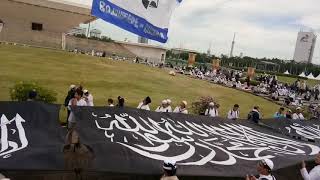 Subhanallah... Kaliamat Tauhid Berkibar dalam Aksi #ReuniAkbar212  di Monas... ALLAHU AKBAR  ☝️