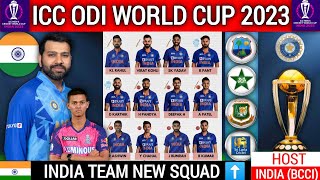 ICC World Cup 2023- India Team Probable 20 Members Squad list | World Cup 2023 Team India Squad |