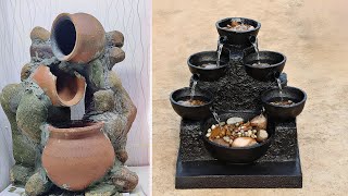 Cement Craft - Awesome Top 2 Indoor Tabletop Waterfall Fountains | Best Handmade Water Fountains