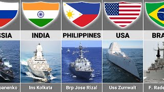 Warships From Different Countries