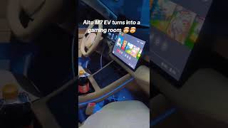 Aito M7 EV gaming room #electriccar #electricvehicle #ev #caraccessories #emobility