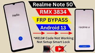 Realme Note 50 Frp Bypass Android 13 - Unlock Google Account Lock Without Pc 2024 New Trick 100%Work