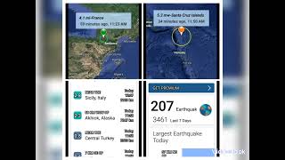 424 Earthquakes Today, 24 hrs Global Watch.Solar Flare M 1.9. Geomagnetic Activity, 21/5-2024