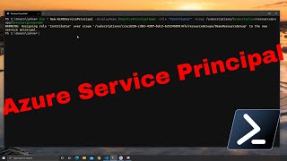 Creating Azure Service Principal in PowerShell