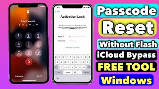 iPhone Passcode Reset Without Flash iCloud Bypass by free tool