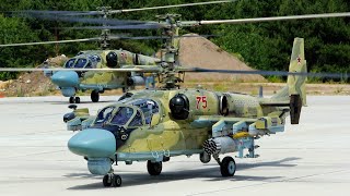 Reconnaissance and attack helicopter KA-52 Aligator attack helicopter