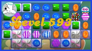 Candy Crush Saga Level 593 Tips NO BOOSTERS