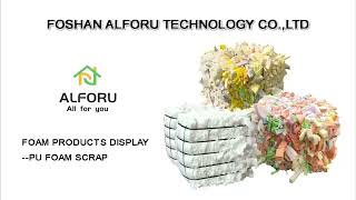 PU FOAM SCRAPE | FOAM WASTE | FOAM TRIMMINGS FOR REBOUNDED FOAM PRODUCTION