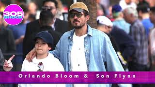 Orlando Bloom & Miranda Kerr’s Son Flynn, 12, At Lakers Game With Dad by @305shockTV