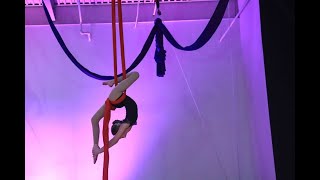 Grace Piper Fields, Aerial Silks Winter Showcase 2019