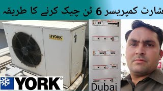 How to check air conditioner outdoor unit short compressor