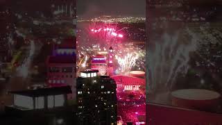 Canada Day #fireworks #mississauga #celebrationsquare (full video in description) 2/7