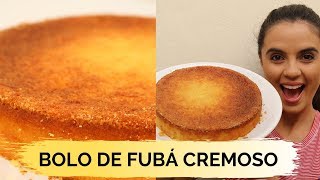 BOLO DE FUBÁ CREMOSO NO LIQUIDIFICADOR  RECEITA DE BOLO FÁCIL E DELICIOSA | #Fiqueemcasa #Comigo