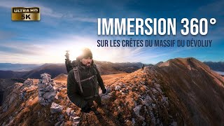 Une immersion 360° sur les crêtes du Massif du Dévoluy -  [caméra:Insta360 ONE X2]