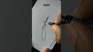 Aditi name signature style #signoartist #signature