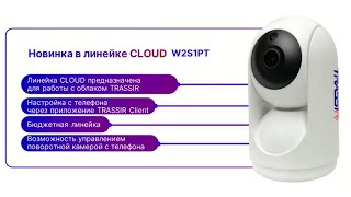 Поворотная облачная камера TRASSIR TR-W2S1PT