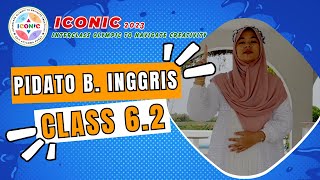 ICONIC 2023 | LOMBA PIDATO BAHASA INGGRIS KELAS 6.2