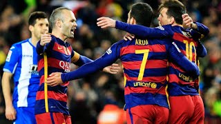 GOALS | BARCELONA 4 vs 1 ESPANYOL | 06/01/2016