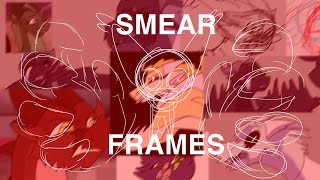 Two smear frames,,,