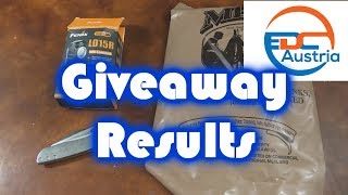 500+ Subscriber Giveaway Results!!