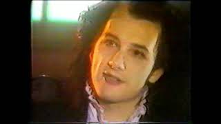 The Damned - David Vanian interview on Scottish TV show 1985