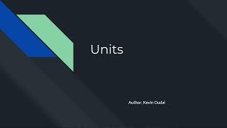 CSEC Mathematics: Lesson 039 - Units