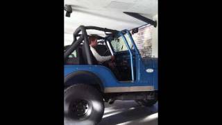 1978 Jeep CJ-5 AMC 401 Exhaust with cam, LT headers, and 12" Glasspacks