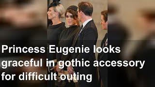 Princess Eugenie looks graceful in gothic accessory for difficult outing