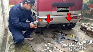 Rear Bumper Removal - Bass Van Build #02