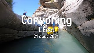 Canyoning à l'Écot