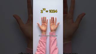 Count to 1024 using your fingers! When will you use this? I have no clue. But it is pretty cool!!