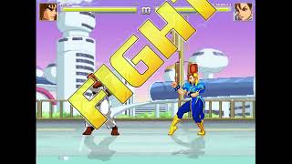 Ken vs Chun-Li. MUGEN