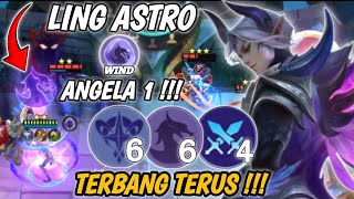 LING ASTRO UNLIMITED ULTI !!! ANGELA SKILL 1 STAR CORE WIND TERBANG TERUS Magic Chess Mobile Legends