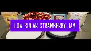 Low Sugar Strawberry Jam