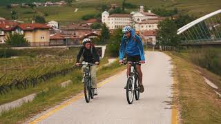 In bici lungo l'Adige