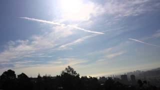 Chemtrails en Viña del Mar Chile, fecha 06 de mayo 2014