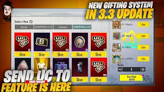 OMG 😱 New Gifting System | Send Uc To Your Friend | New Outfit Sharing System | Pubg Mobiles