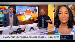 @TheWeatherChannel How football players can stay safe in this extreme heat