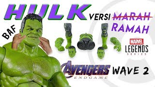 REVIEW: Marvel Legends HULK - BAF (Build A Figure)  | Avengers Endgame Wave 2