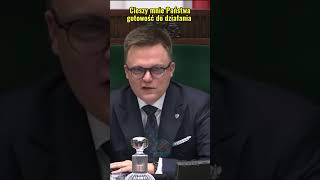 Cieszy mnie Państwa gotowość do działania - Hołownia #shorts #sejm