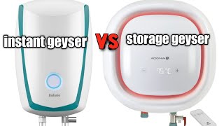 Instant geyser vs Storage Geyser | Which is The Best Geyser | Technical Hulchal