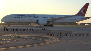 Aircraft movements, Detroit metro, DTW #planespotting #planespotter #aircraft