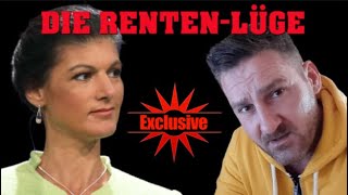 DIE GROSSE AMPEL RENTEN LÜGE! Sarah Wagenknecht UND Ex Polizist mit knallharter Wahrheit 💥