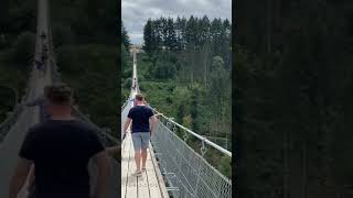 Hängeseilbrücke Geierlay, Mörsdorf, Germany 🇩🇪 #Shorts