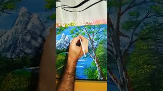 #landscape #acrilyc #acrilyc painting 🖌️🖌️#art#shorts 💕💕💕