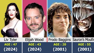 The Lord of the Rings Cast💍 Then and Now (2001 vs 2024) 🧙‍♂️